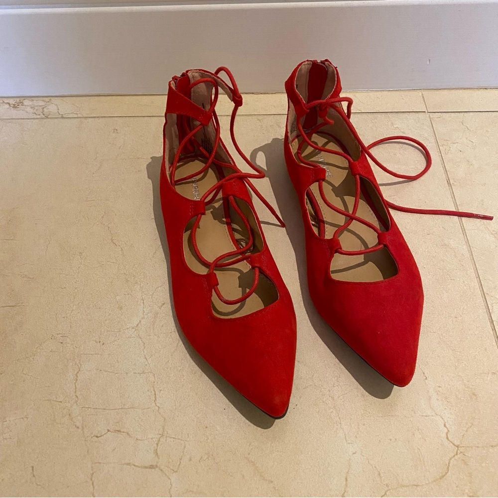 Express Lace Up Flats
